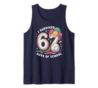 Gracioso Sobreviví 67 DÍAS DE Escuela Argot 6 7 Bruh Gen Alpha Camiseta sin Mangas