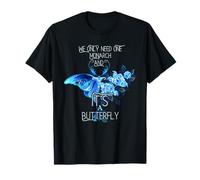 Gracioso Solo necesitamos un monarca y es una mariposa Floral Camiseta