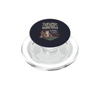 Gracioso Solo Quiero acariciar a mi Gato y Ver programas de Asesinato 5 PopSockets PopGrip para MagSafe