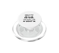 Gracioso Sostén mi Bebida, Tengo Que acariciar a Esta Cabra PopSockets PopGrip para MagSafe