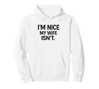 Gracioso, Soy amigable, Pero la Esposa no es una Broma de Humor sarcástico Sudadera con Capucha