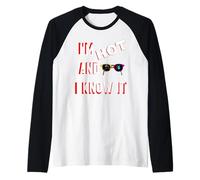 Gracioso Soy Caliente y Lo Sabes Camiseta Manga Raglan
