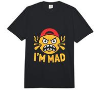 Gracioso Soy Cara Mad Sarcástico Estado de ánimo Enojado Social Ansiedad Meme Comfort Colors Adult Heavyweight T-Shirt