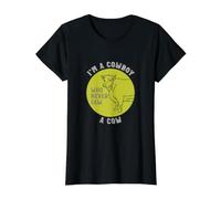 Gracioso Soy un Vaquero Que Nunca VIO una Vaca Camiseta gráfica económica