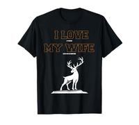 gracioso T SHirt Me encanta cuando mi esposa me deja ir de caza Camiseta