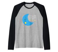 Gracioso Una Vez en una Luna Azul Alguien Increíble Camiseta Manga Raglan