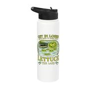 Gracioso, ¡venga, perdedor! Vamos a aprender. Lechuga. Stainless Steel Insulated Water Bottle
