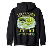 Gracioso, ¡Venga, Perdedor! Vamos a Aprender. Lechuga. Sudadera con Capucha
