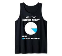 Gracioso ¿Voy a Surfear Hoy? | Surf Surfing Lover Camiseta sin Mangas