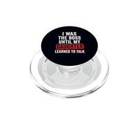 Gracioso Yo era el Jefe hasta Que mi Hija aprendió a Hablar PopSockets PopGrip para MagSafe