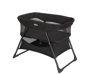 Graco Moisés de Noche Lado a Lado para Mantener al bebé Cerca de ti, se pliega pequeño, Moda de Cielo Nocturno