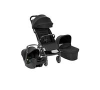 Graco - MYAVO™ TRIO - Silla de paseo de plegado rápido (0-22 kg), silla portabebés (da 40 a 75 cm) y capazo (mx. 9 kg); color Midnight