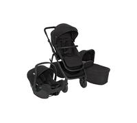 Graco - Near2Me™ DLX Trío Cochecito (nacimiento - 4 años aprox), silla portabebés (nacimiento - 12 meses aprox.), capazo (nacimiento - 6 meses aprox.), color Midnight