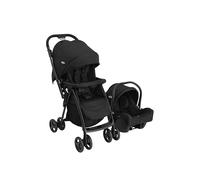 Graco - Revaya™ Travel system: silla de paseo de plegado rápido (aprox. 0-4 años,máx 22 kg); silla infantil para auto (40-75 cm, 0-12 meses aprox.), color Midnight