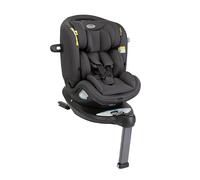 Graco - Turn2Me™ Grow i-Size R129 Silla de coche giratoria 360° con ISOFIX 3 en 1 multiedad, de 40 a 125 cm (desde el nacimiento hasta los 7 años aprox.), color Iron