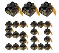 Grad Box | Cajas Sombrero Para Dulces 2025 Con Borlas Para Ceremonia de Graduación | Contenedores de Chocolate en Forma de Gorro Decorativo para Celebraciones de Kindergarten, Instituto y Universidad