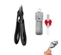 Graddi Ingrowfix Pro,Slanted Nail Clippers, Specially Designed for Cutting Thick and Hard Nails,Sharp, Long Handle Wide ,No Damage to Flesh,Suitable for A Wide Range of People (Black)