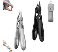 Graddis Ingrowfix Pro, Seniors & Ingrown Care, Slanted Toenail Clipper, Graddis Nail Clippers with Overall Stainless Steel, Nail Clippers with Safety Lock for Thick Nails (Mix)
