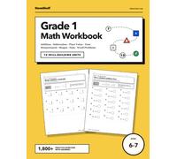 Grade 1 Math Workbook: 1,800+ Practice Exercises in Addition, Subtraction, Place Value, Time, Measurement, Shapes, and Word Problems for Ages 6-7