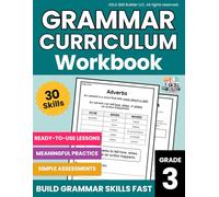 Grade 3 Grammar Curriculum Workbook: Daily Grammar Lessons, Practice & Assessment for 3rd Grade, Homeschool ELA Curriculum (Elementary Grammar & Writing Workbooks)