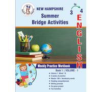 GRADE 3 TO 4 : NEW HAMPSHIRE Summer English Bridge Activities