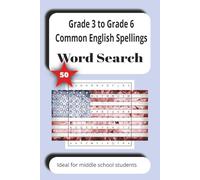 Grade 3 to Grade 6 English Word Search Puzzle Book: Fun Educational Puzzles to Build Vocabulary and Reading Skills