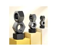 Grade 8.8 Black Hex Nuts, DIN934 Carbon Steel Metric Fasteners M3-M16 For Automotive Machinery And DIY Projects(8-TG-M10-5Pcs)