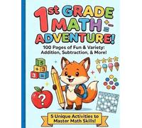 Grade Math Workbook: Addition & Subtraction to 20: Visual Math Practice with Pictures, Number Grids, and Missing Operators - Ages 6-7