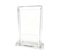 Graded Card Case, Clear Trading Cards Protector, 6 Inches Deck Organizer Sleeve Secure Fit, Acrylic Storage Box with Display Feature, Collectible Card Accessory for Presentation Children Collection