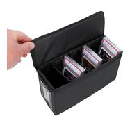 Graded Card Case, Trading Card Storage Box with 3 Internal Dividers, Foldable Light Duty Holder 30 BGS Cards, Ideal for Home Display, Convention Travel, Collectors Organization, 26.67x8.89x14.61cm