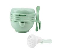 GRADENEVE 1 juego Tazón de Comida para Bebés Multi Funcional Moldeador Manual de Alimentos Kit de Masher para Bebés Material de Alimenticio de Limpiar para Preparar Alimentos Suplementarios