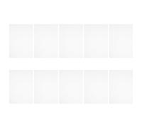 GRADENEVE 10 Láminas de Plástico Pvc Transparente Paneles Ligeros y Fáciles de Cortar para Manualidades DIY Ideales para Marcos de Fotos y Exhibiciones