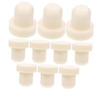 GRADENEVE 10 piezas Tapones de Vino Multipropósito Color Madera Sellado Hermético para Botellas de Vino Accesorios para Conservación y Preservación