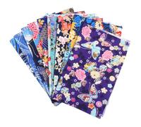 GRADENEVE 10piezas Tela Patchwork Algodón para DIY Diseño Floral para Cojines Patchwork Manualidades y Costura Creativa