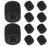 GRADENEVE 12 Piezas Rodillos de Presión de Goma Eje para Grabadora de Casete, Accesorios de Plástico Resistentes para Reparación de Ruedas de Polea, Repuesto para Máquinas de Casete