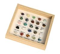 GRADENEVE 1juego Adornos De Piedra Natural Con Marco De Fotos Especímenes De Cristal Para Decoración De Mudanza y Ocasiones Especiales