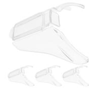 GRADENEVE 2 Pares Protector Marco Metálico Resistente y Bordes Flexibles Gruesos y Residuos para Gafas de Seguridad Lateral para Mayor Protección contra Salpicaduras en Escuela y Taller