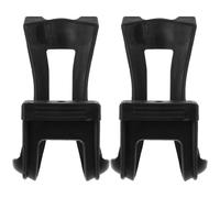 GRADENEVE 2 Piezas Calapiés Antideslizantes de Plástico para Pedales de Bicicleta de Carretera y Estáticos, Soporte Estable y Protección de Tobillo, Ideales para Bicicletas de Interior