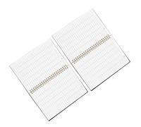 GRADENEVE 2 Piezas Cuaderno de Contabilidad Cubierta de Pp y Páginas de Papel, Seguimiento de Presupuesto y Gastos, Aplicación Versátil para Almacenes y Hogares