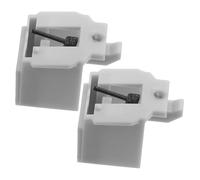 GRADENEVE 2piezas Aguja de Tocadiscos de Repuesto Unidades para Vinilo Compatible con Atl con Durabilidad y Sonido Preciso para Tocadiscos de Placa Giratoria