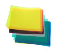 GRADENEVE 50 Hojas Láminas Transparentes para Manualidades DIY Proyectos Escolares Decoración Envolturas y Arte Infantil