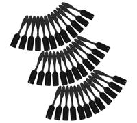 GRADENEVE 50 Piezas Cuchara para Suculentas, Cuchara para Sustrato de Plástico Negra, Compacta, para Macetas y Suelo, Plantación en Maceta y Suculentas, Mango Ergonómico, Reduce la Fatiga