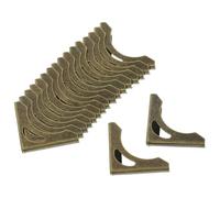 GRADENEVE 50piezas Unidades Metal Book Corner Protectors para Notebook y Libros Decorativos y Duraderos Protector de Esquinas para Álbumes Scrapbooking y Menús Diseño Clásico y Elegante
