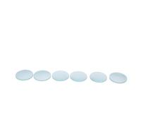 GRADENEVE 6 Piezas Lente Óptica de Vidrio para Lupa Doble Convexa y Cóncava, Resistente a Rayaduras, Adecuado para Experimentos Ópticos en Clases de Ciencias