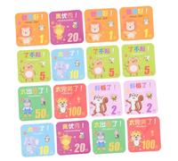 GRADENEVE 700 hojas Tarjetas de Reconocimiento Escolares para Unidades con Diseño de Dibujos Animados Motivación para Jardín de Infancia y Primaria Compacto y Fácil Transporte