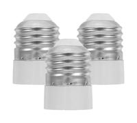 GRADENEVE Adaptador E27 a E14 de Tornillo, 3 Piezas, Conversor de Portalámparas Colgante de Metal Resistente a Altas Temperaturas para Uso en Hogar, Oficina y Comercio