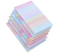 GRADENEVE Bloc de Notas Adhesivo 12 Piezas Calendario de Programación y Lista de Tareas, Papel Práctico para Oficina y Hogar, Planificador Diario Funcional Color Aleatorio