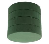 GRADENEVE Bloques de Espuma Húmeda Redonda 4 Piezas para Arreglos, Bases para Esponjas, Manualidades y Decoración de Flores en Hogar y Eventos