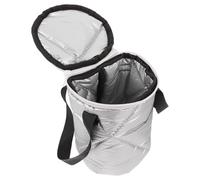 GRADENEVE Bolsa Térmica para Almuerzo Portátil Redonda 13 Cm Diámetro X 18 Cm Altura, Aislamiento Térmico Reforzado, Bolsa de Aislamiento Portátil para Picnic, Trabajo y Exteriores