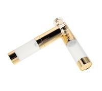 GRADENEVE Botellas de Crema para Ojos 15ml con Masajeador de Punta, Dispensador sin Aire Recargable 2 Piezas, Envases Compactos para Cuidado Facial y Viaje, Aplicador de Gel para